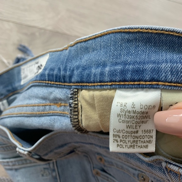 Rag & Bone High Rise Capri Wiley Jeans - Picture 9 of 15